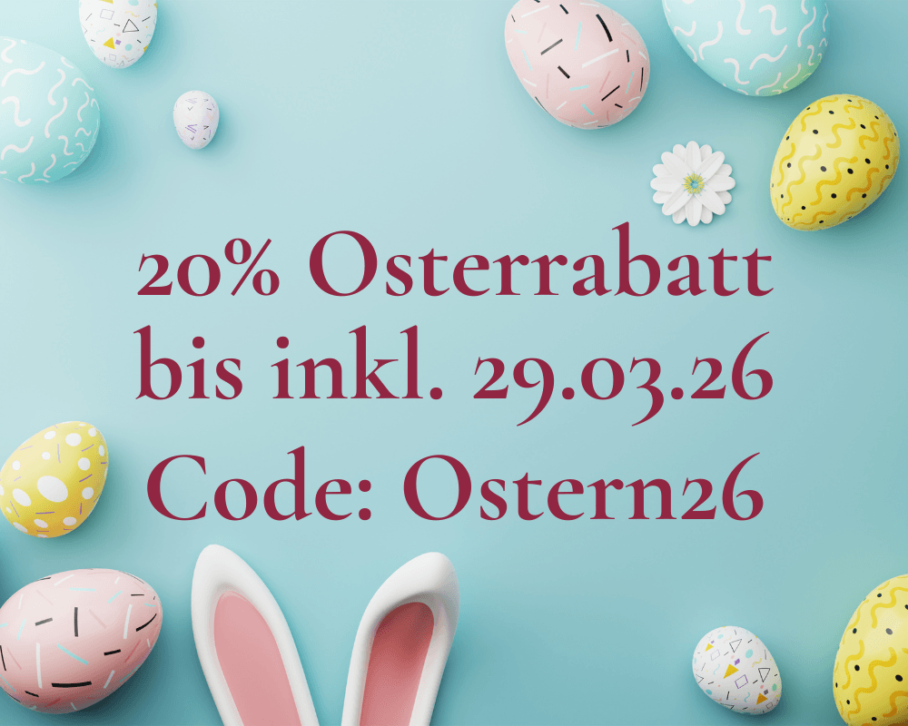 Ein buntes Bild mit Ostereiern und dem Rabattcode Ostern26 für die Osterrabattaktion 2026 von Vitis24.